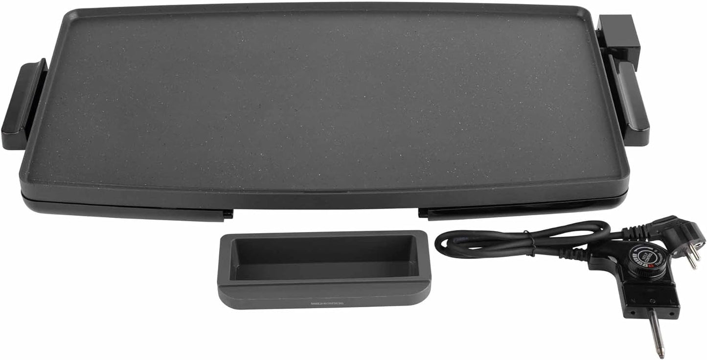 JATA JEGR1603 - Plancha Cocina, Plancha Asar XXL (60 x 35 cm) 2400 W