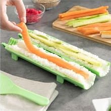 Kit Sushi, Sushi Maker con Libro de Recetas de Arroz Sushi, Maquina para Hacer Sushi en Casa