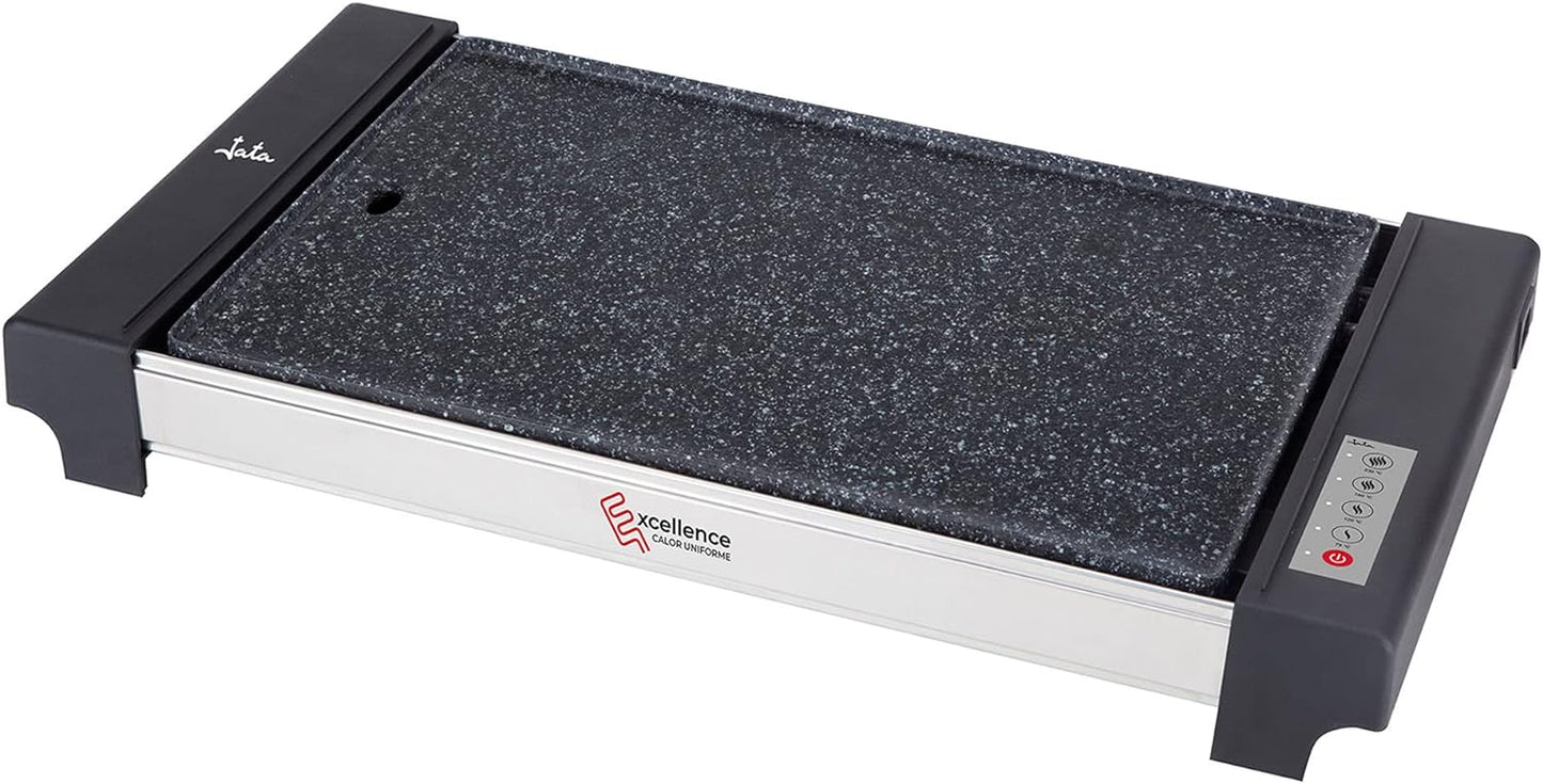 Jata GR3000 Plancha de Asar Electrónica 4 Temperaturas - 48 x 32 cm - 2650 W