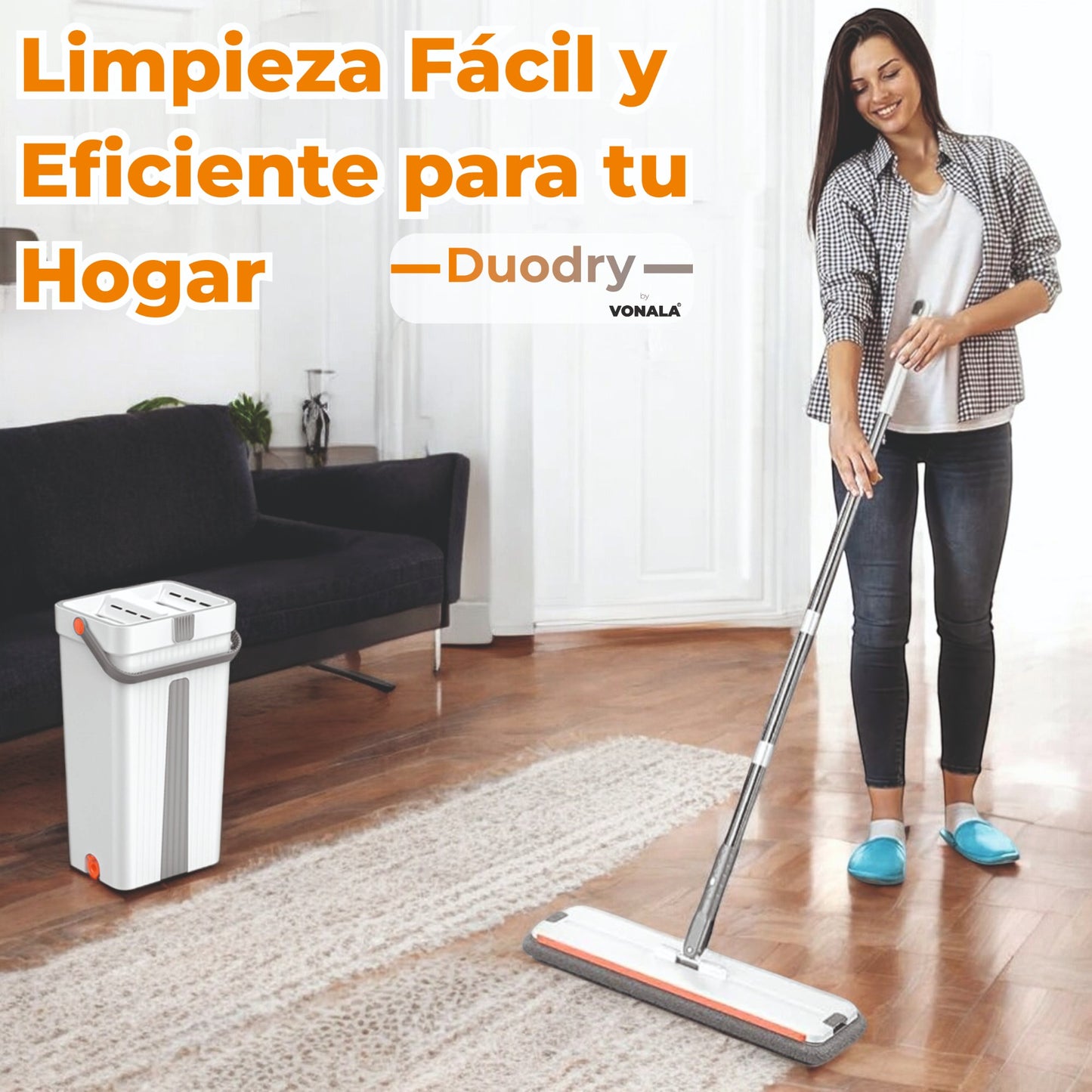 Vonala DuoDry Mopa: Innovación y Limpieza en Cada Pasada