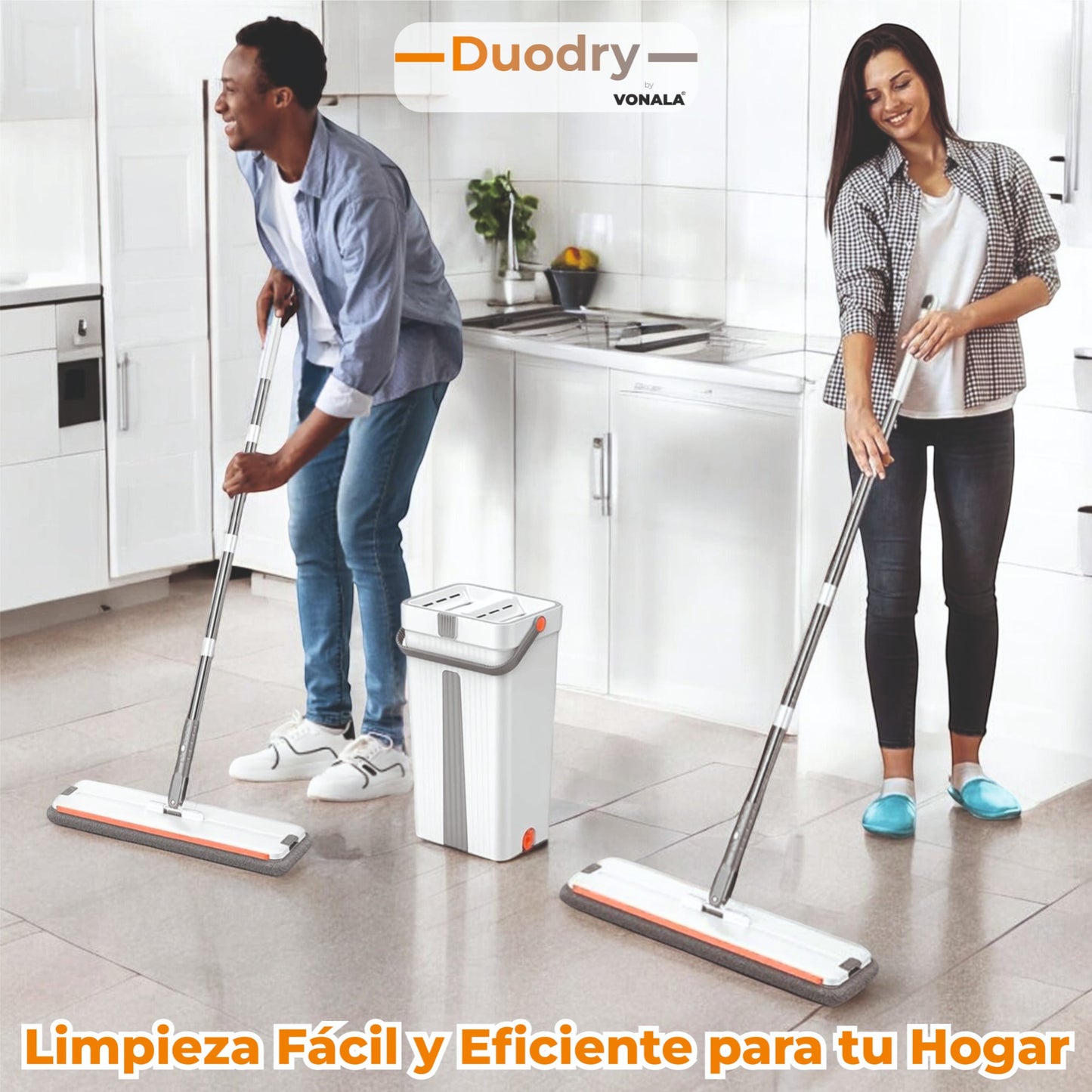 Vonala DuoDry Mopa: Innovación y Limpieza en Cada Pasada