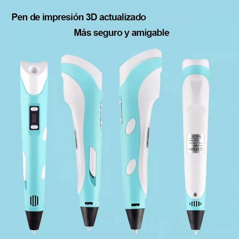 Bolígrafo 3D para Niños - Juguete Educativo Creativo y Divertido