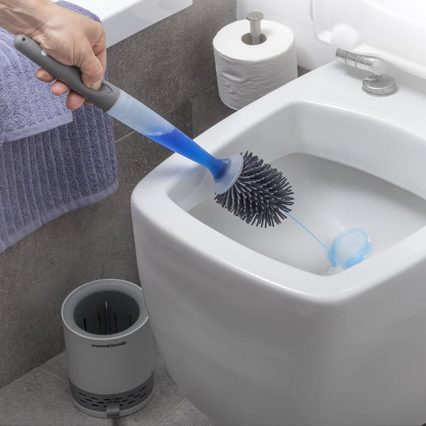 Vonala CleanFlow - Escobilla de WC con Dispensador de Jabón