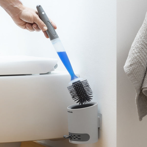Vonala CleanFlow - Escobilla de WC con Dispensador de Jabón