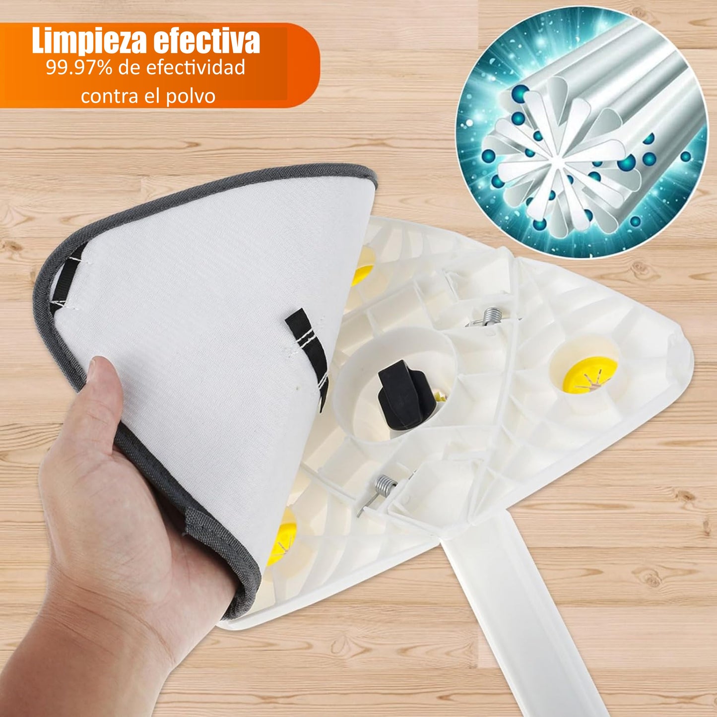 Pack de 6 Paños de microfibra para la mopa triangular Swift360