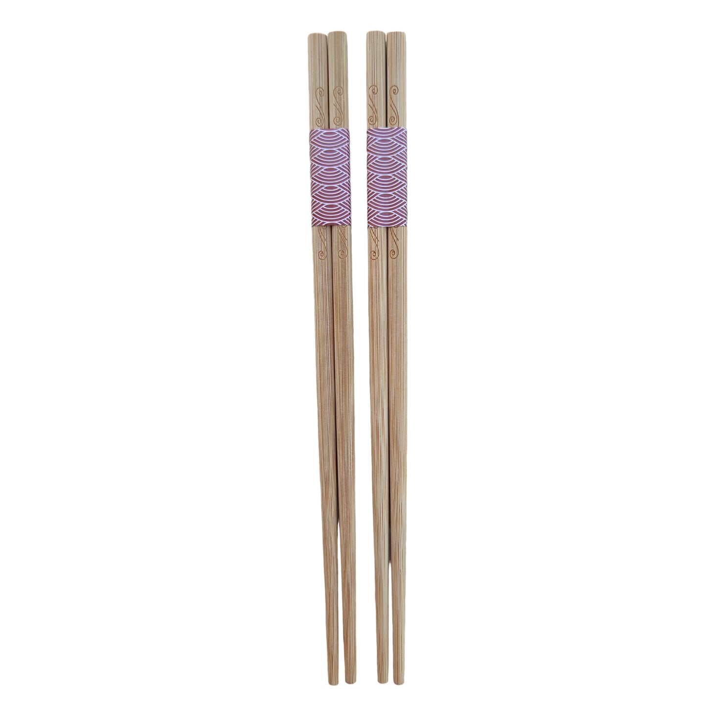 Set de 2 Juegos de Palillos de Bambú + Esterilla de Bambú