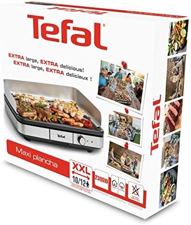 Plancha de Cocina Tefal CB690D 2300 W Negro Plateado 57x65cm