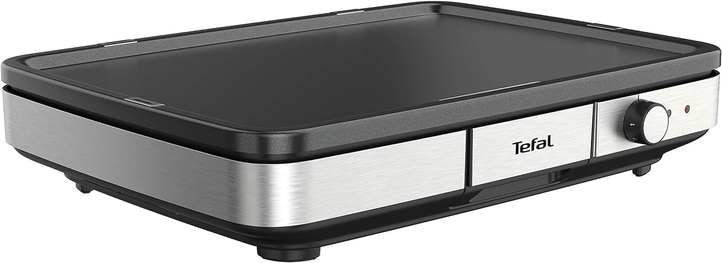 Plancha de Cocina Tefal CB690D 2300 W Negro Plateado 57x65cm