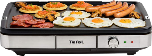 Plancha de Cocina Tefal CB690D 2300 W Negro Plateado 57x65cm