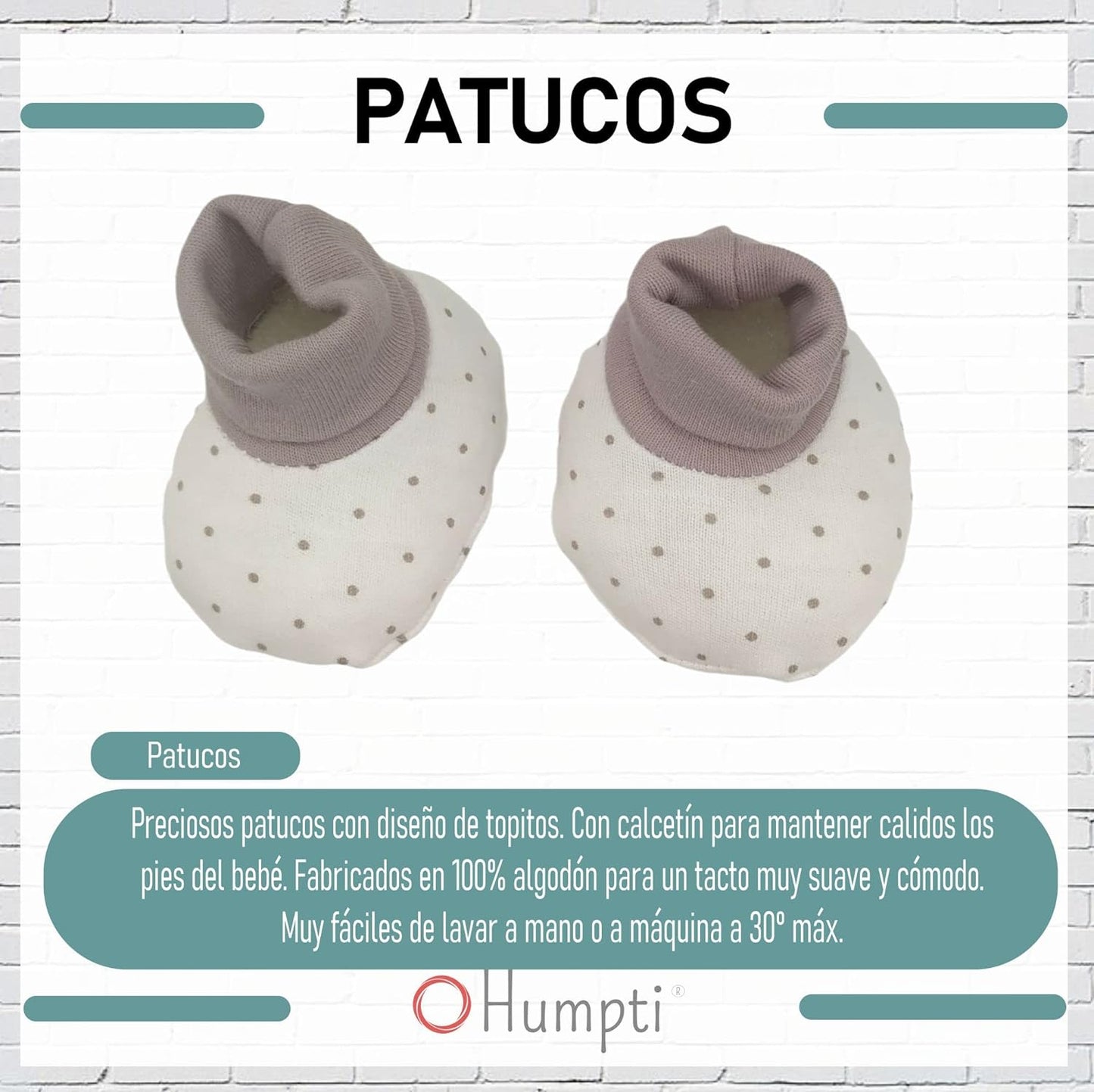 Regalos originales para recien nacidos - Set de gorro, patucos, manoplas y babero bebe recien nacido Gamberritos