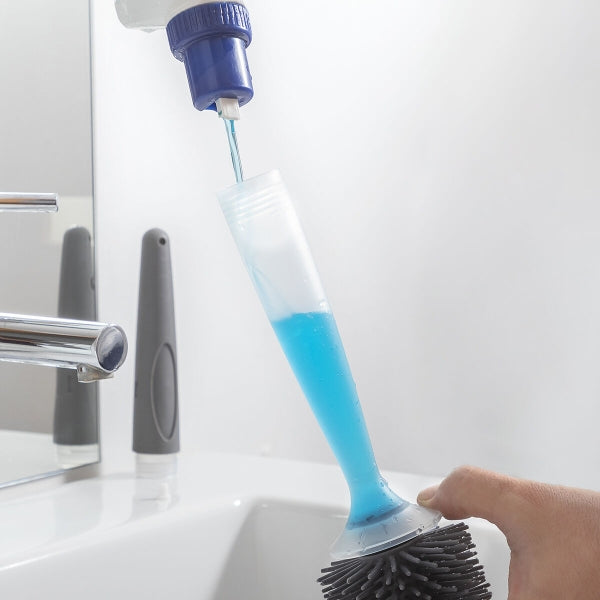 Vonala CleanFlow - Escobilla de WC con Dispensador de Jabón