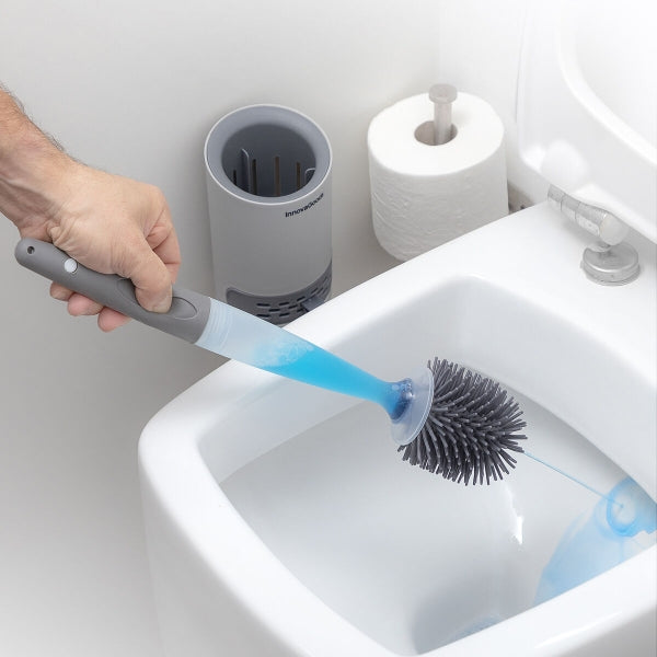 Vonala CleanFlow - Escobilla de WC con Dispensador de Jabón