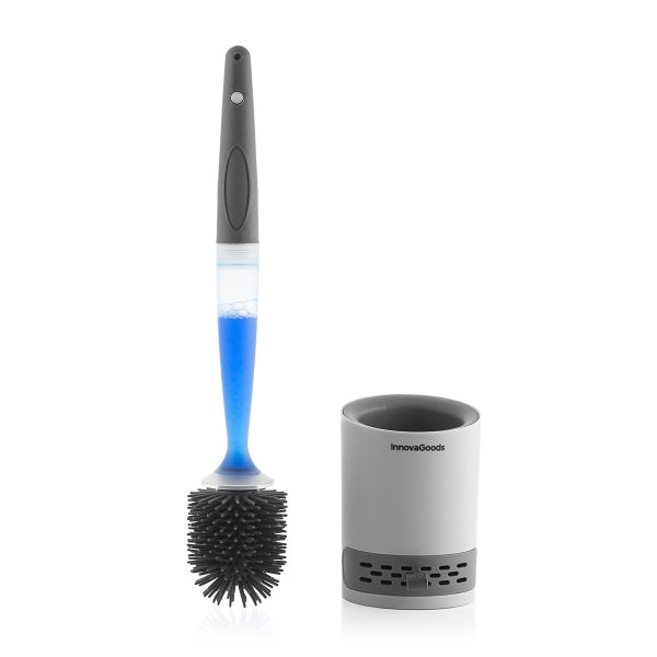 Vonala CleanFlow - Escobilla de WC con Dispensador de Jabón